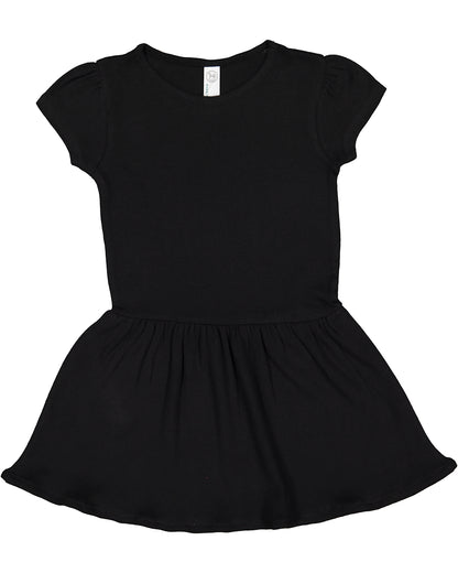 Toddler Baby Rib Dress 2T-5-6