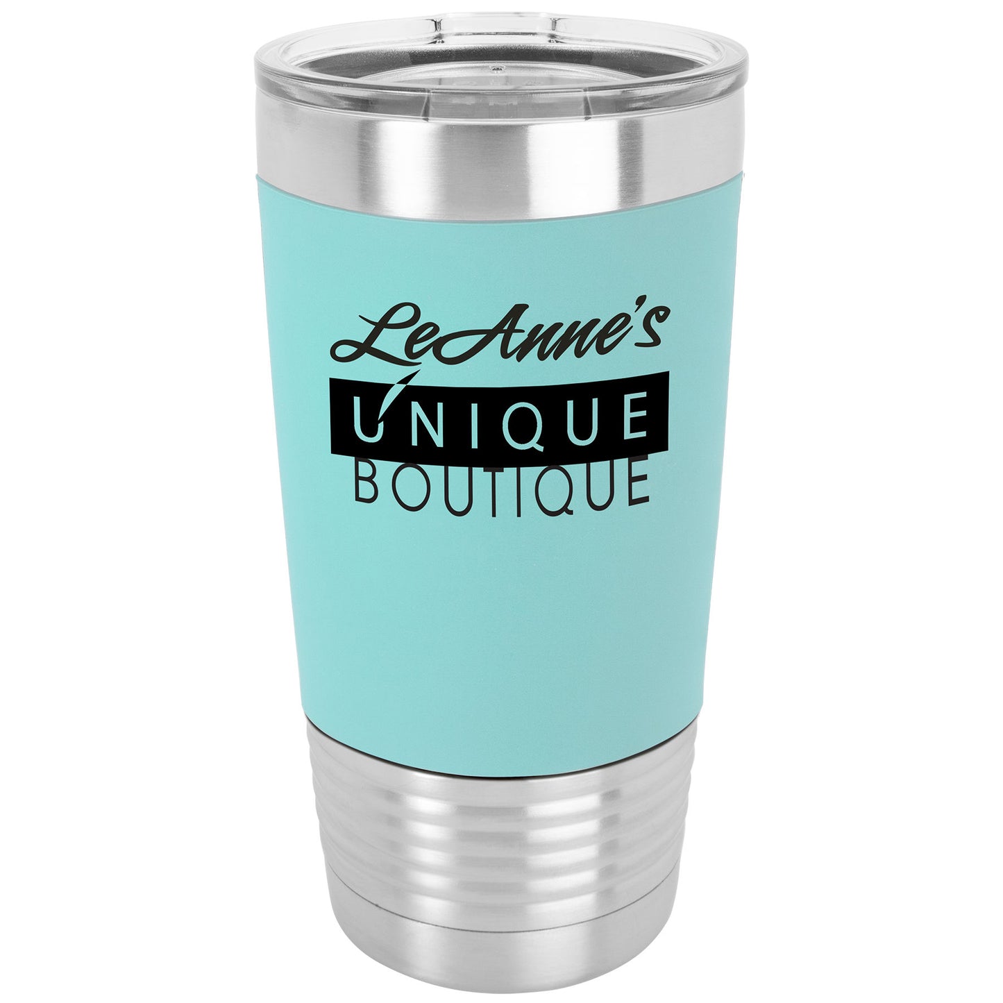 Vaso de acero inoxidable con agarre de silicona