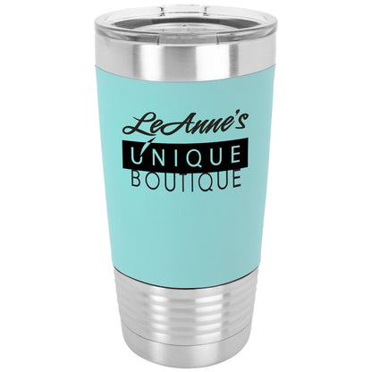 Vaso de acero inoxidable con agarre de silicona