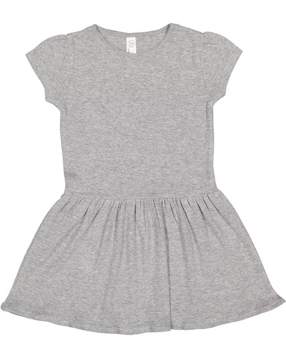 Toddler Baby Rib Dress 2T-5-6
