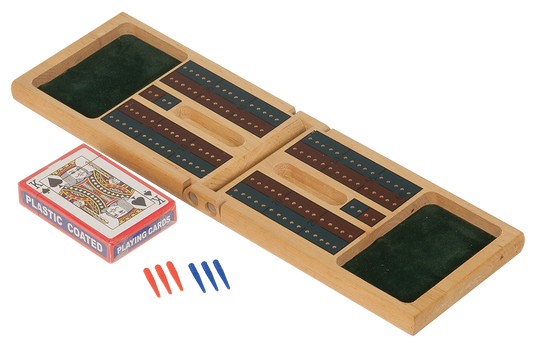 Wood Cribbage Game Gift Set Engraved