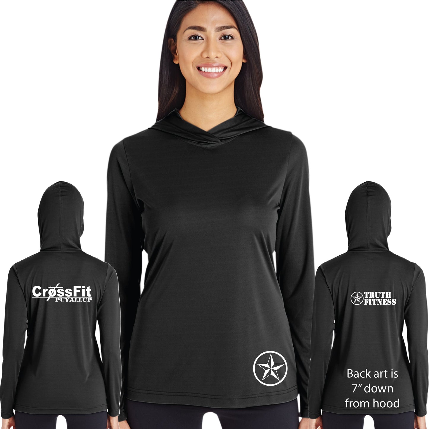 Sudadera con capucha de rendimiento TF Zone para mujer