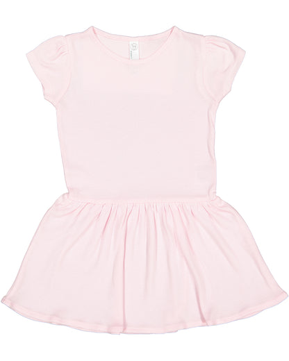 Toddler Baby Rib Dress 2T-5-6