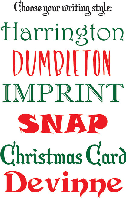 ¡LIQUIDACIÓN! Bolsas grandes de Papá Noel de 50 x 71 cm, ¡personalizadas!