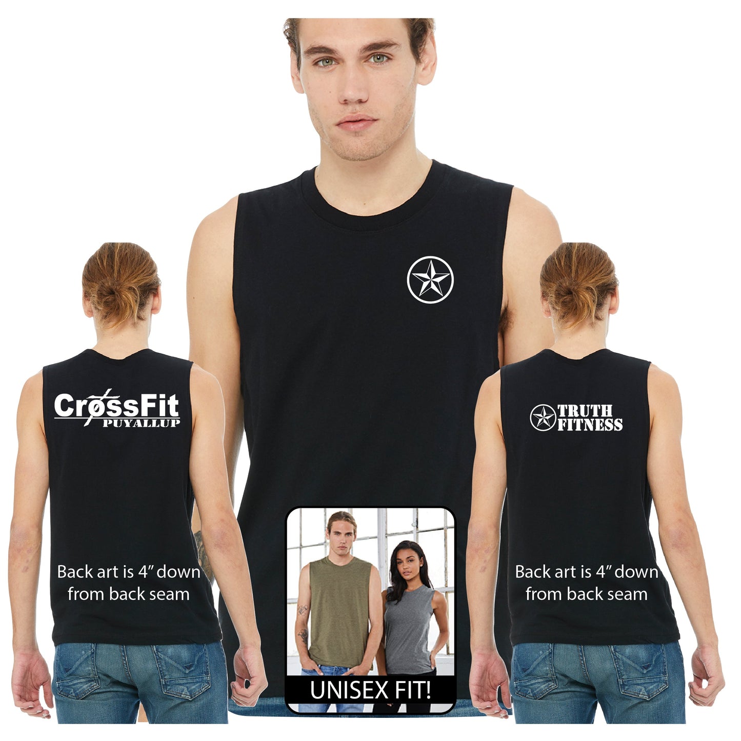 TF Unisex Jersey Muscle Tank