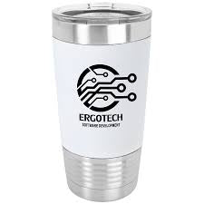 Vaso de acero inoxidable con agarre de silicona