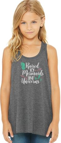 Girl's Flowy Racerback Tank