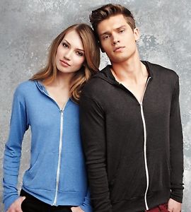 Chaqueta unisex de mezcla triple con cremallera completa