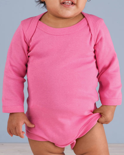 Infant Long-Sleeve Baby Rib Bodysuit