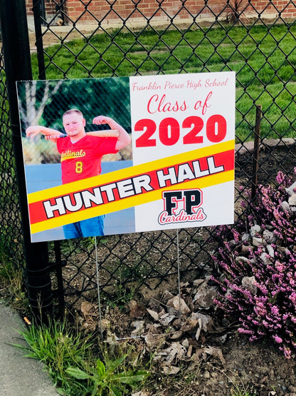 2024 Senior Photo Yard Sign - 24 x 18 Full Color