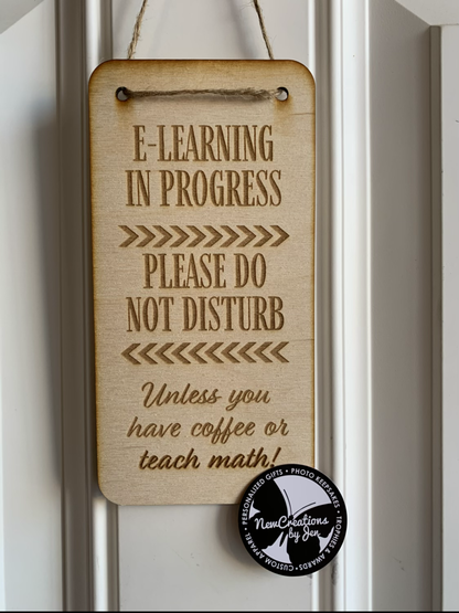 Learning Do Not Disturb Sign