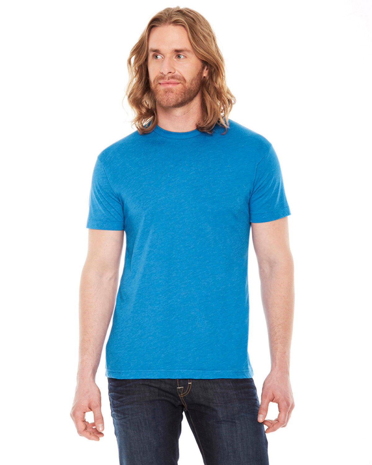 BB401W American Apparel Unisex Poly-Cotton Short-Sleeve Crewneck
