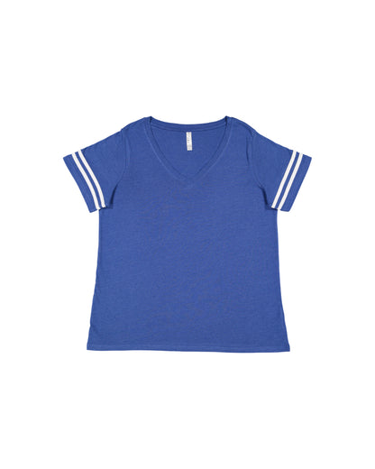 Camiseta de fútbol con curvas para mujer
