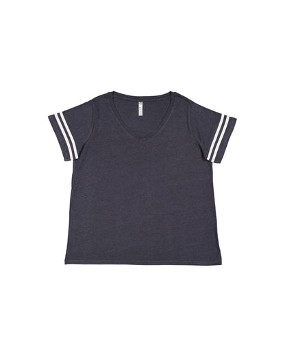 Camiseta de fútbol con curvas para mujer