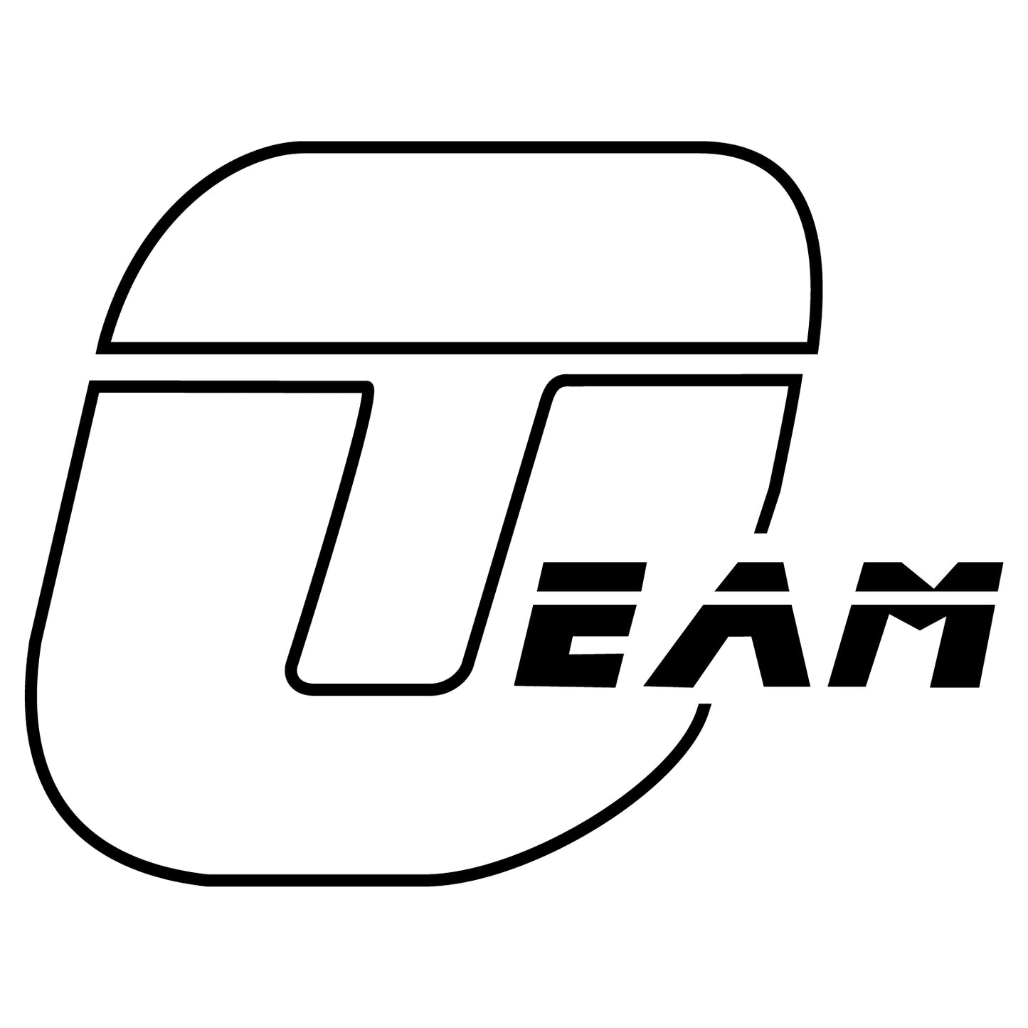 Calcomanía de vinilo del Equipo O (calidad para exteriores)