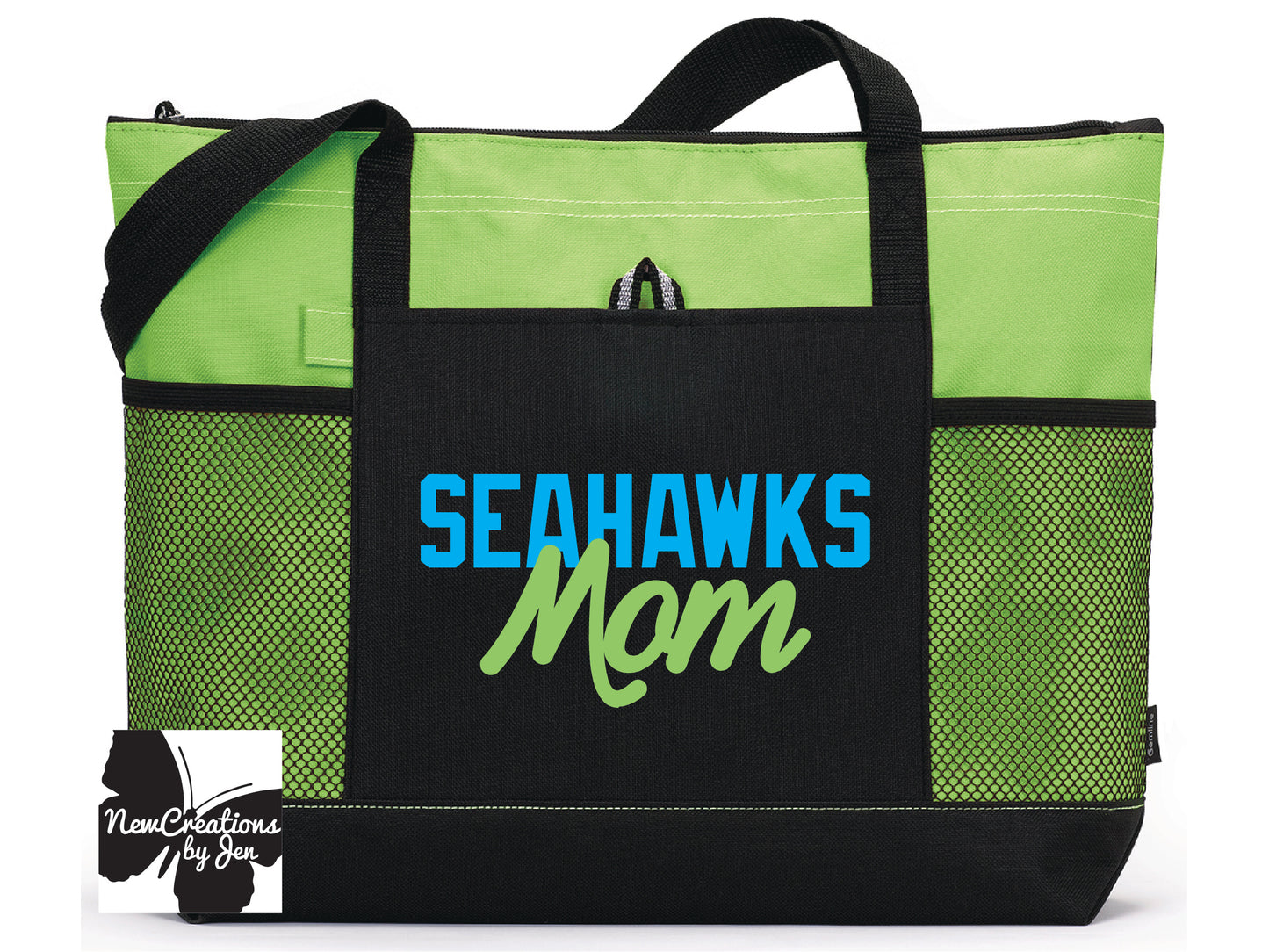 Bolsa grande personalizada con cremallera
