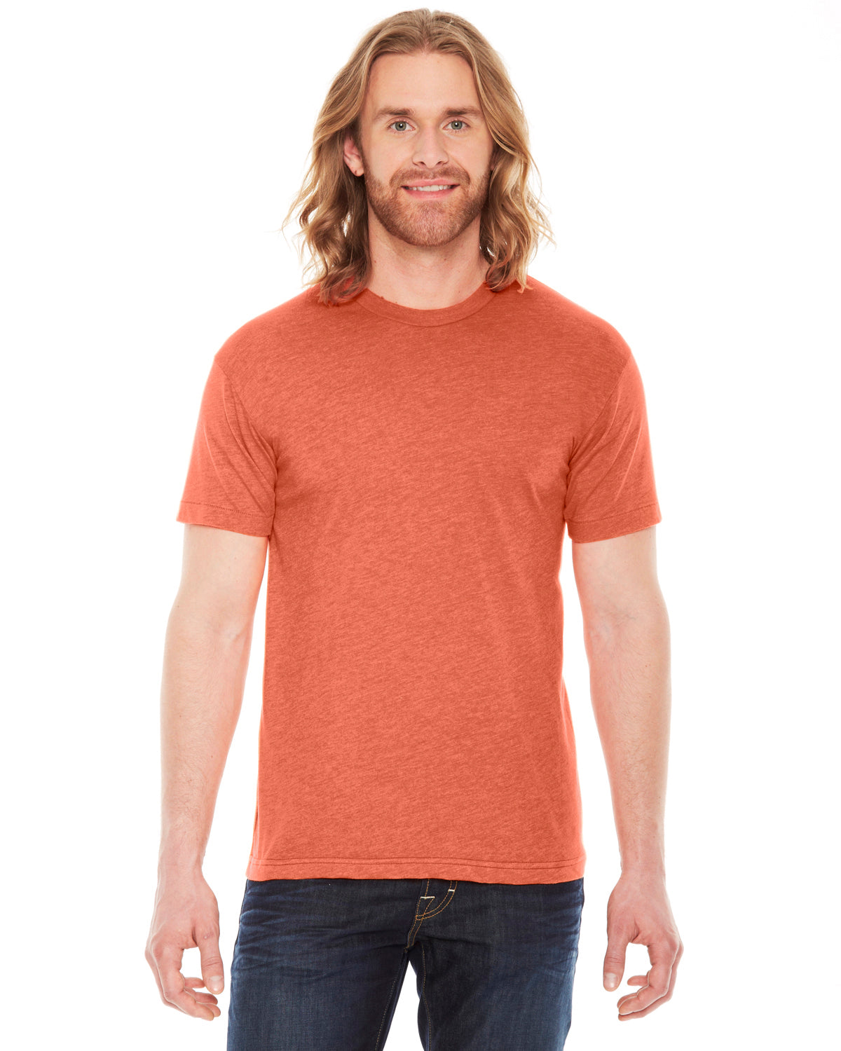 BB401W American Apparel Unisex Poly-Cotton Short-Sleeve Crewneck