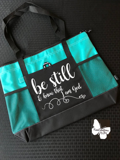 Bolsa grande personalizada con cremallera