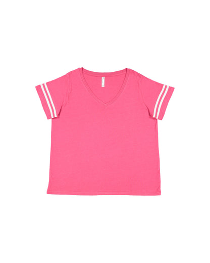Camiseta de fútbol con curvas para mujer
