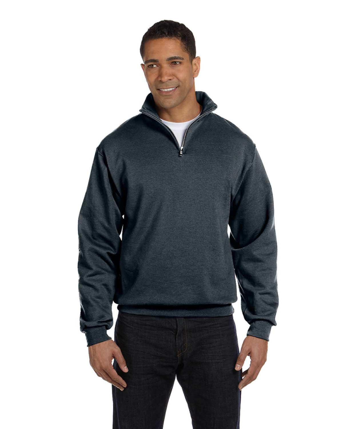 Sudadera unisex con cremallera de un cuarto