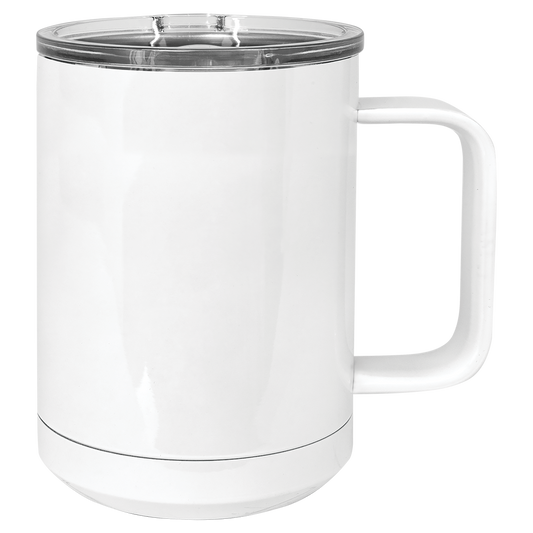 Tazas de campamento - Acero inoxidable de 15 oz