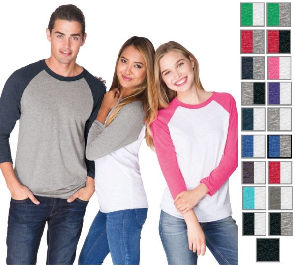 Living Testimony - Full Color Unisex Baseball Raglan T-Shirt Next Level 6051