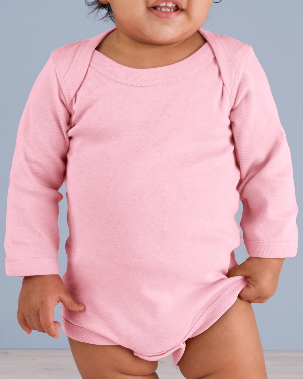 Infant Long-Sleeve Baby Rib Bodysuit