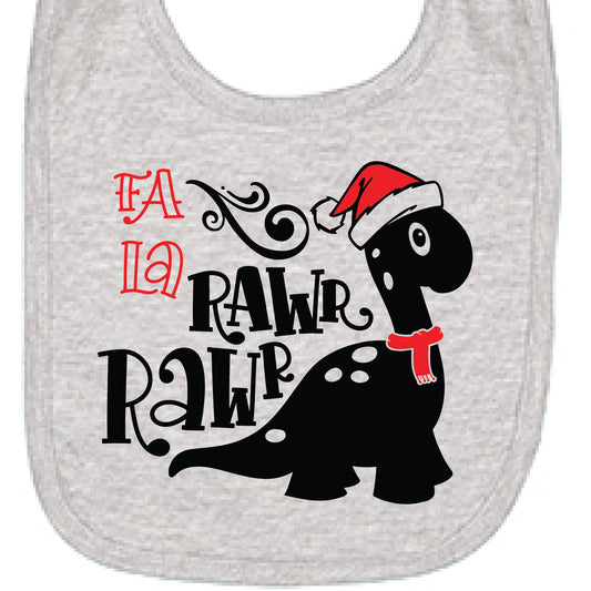 Baby Bib with Christmas Artwork