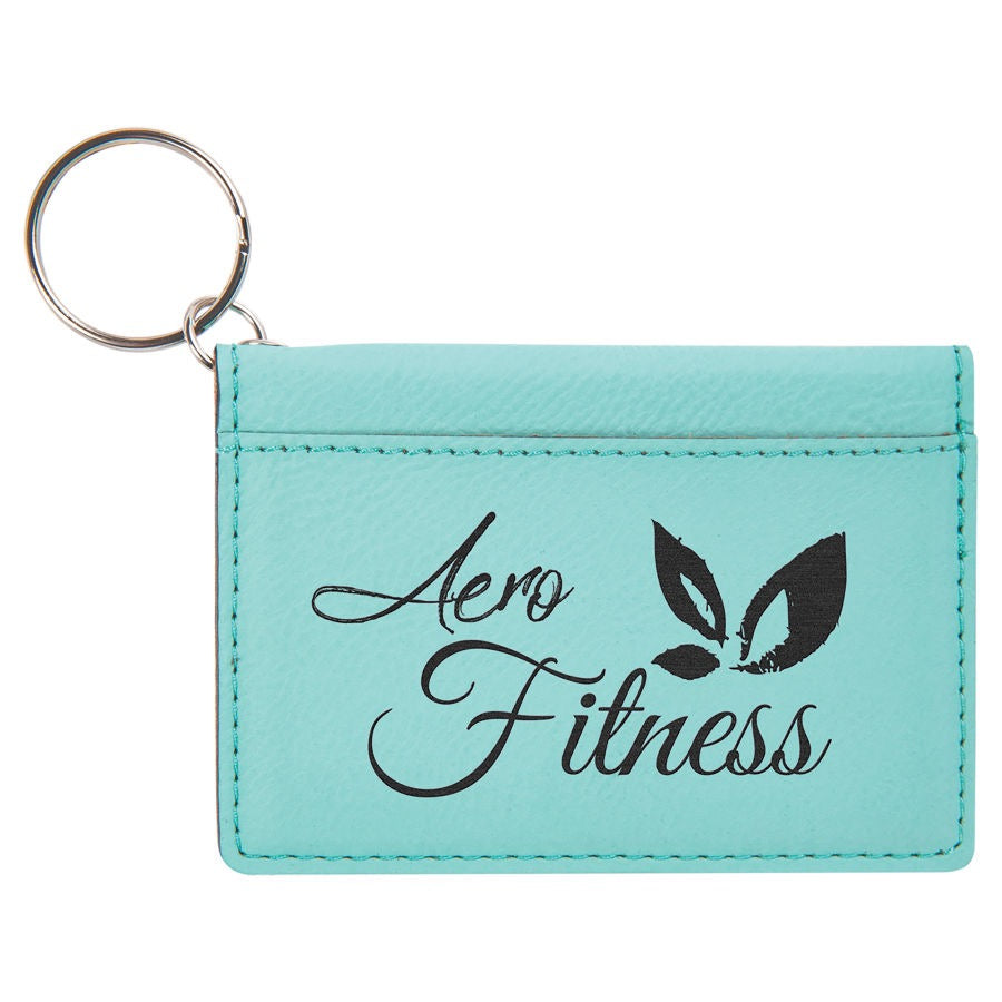 Personalized Leatherette Keychain ID Holder | New Creations By Jen