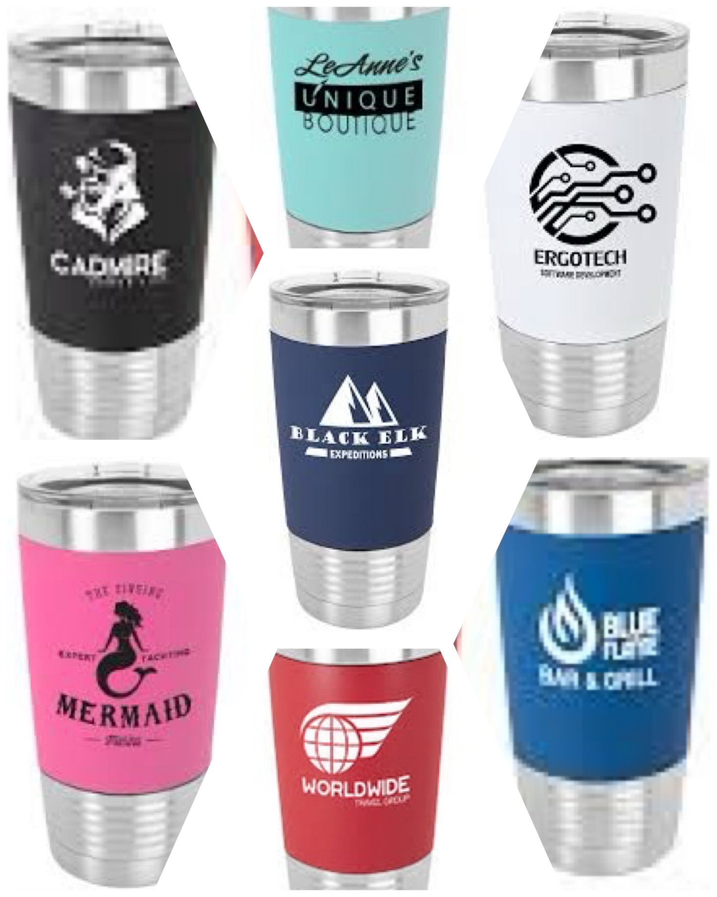 Vaso de acero inoxidable con agarre de silicona