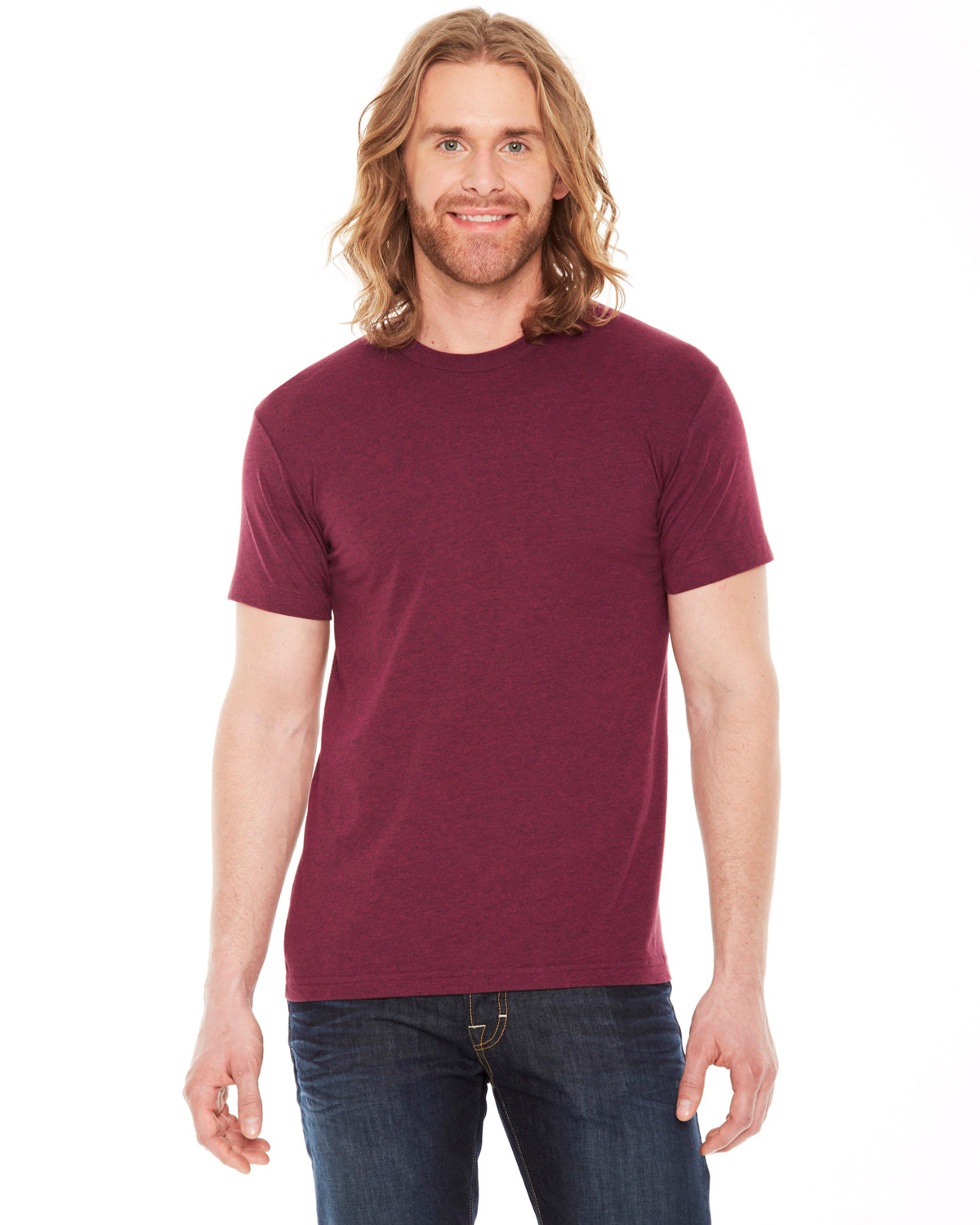 BB401W American Apparel Unisex Poly-Cotton Short-Sleeve Crewneck