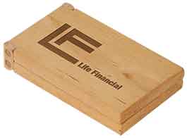 Juego de cribbage de madera grabado para regalo