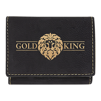 Billetera tríptica personalizada