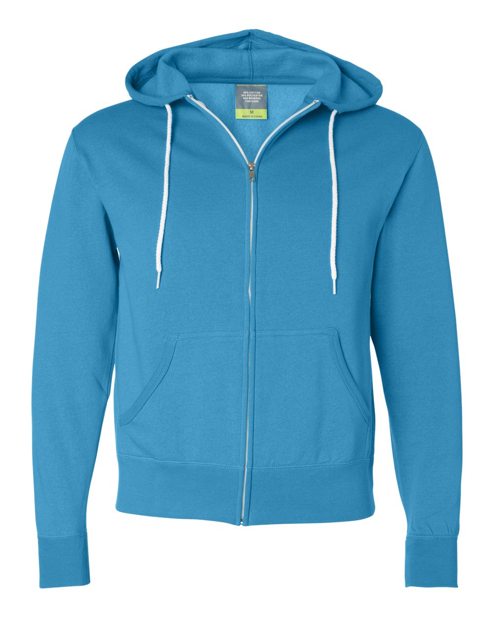 Sudadera unisex ligera, ajustada, con capucha y cremallera AFX90UNZ