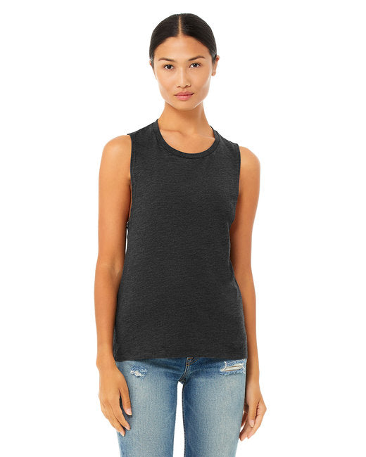 Camiseta de tirantes holgada con cuello redondo para mujer B8803