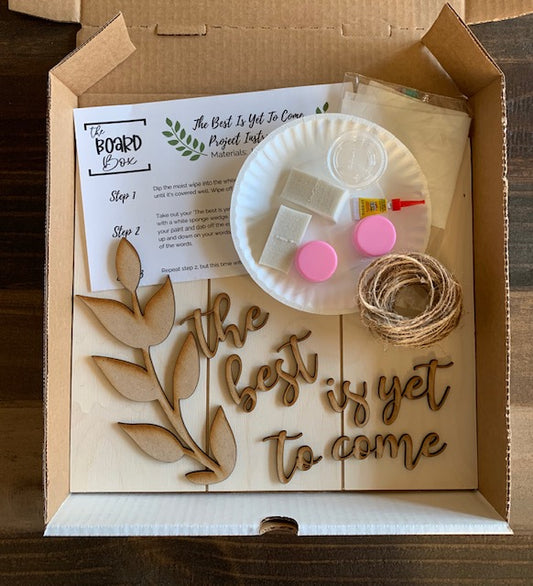 Lo mejor está por venir: Caja de decoración completa