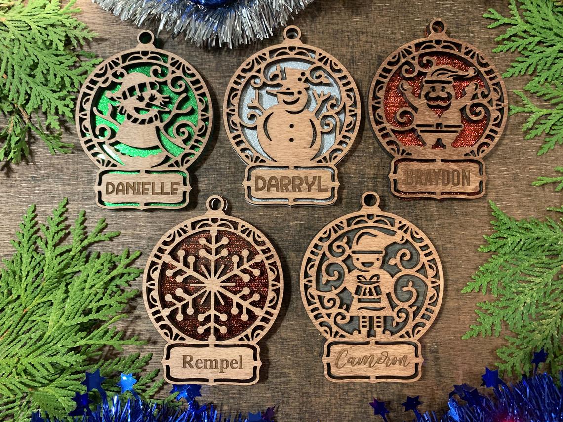 Unique Christmas Ornaments - Generic or Personalized
