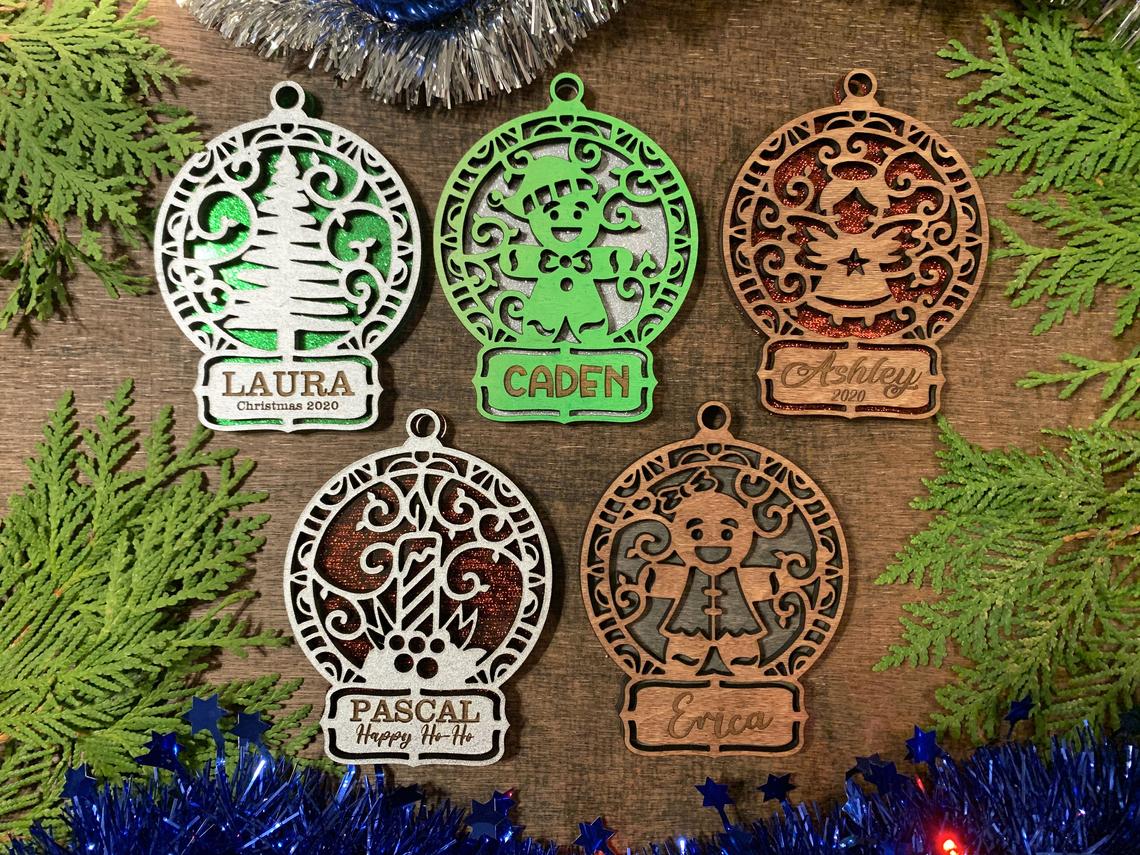 Unique Christmas Ornaments - Generic or Personalized