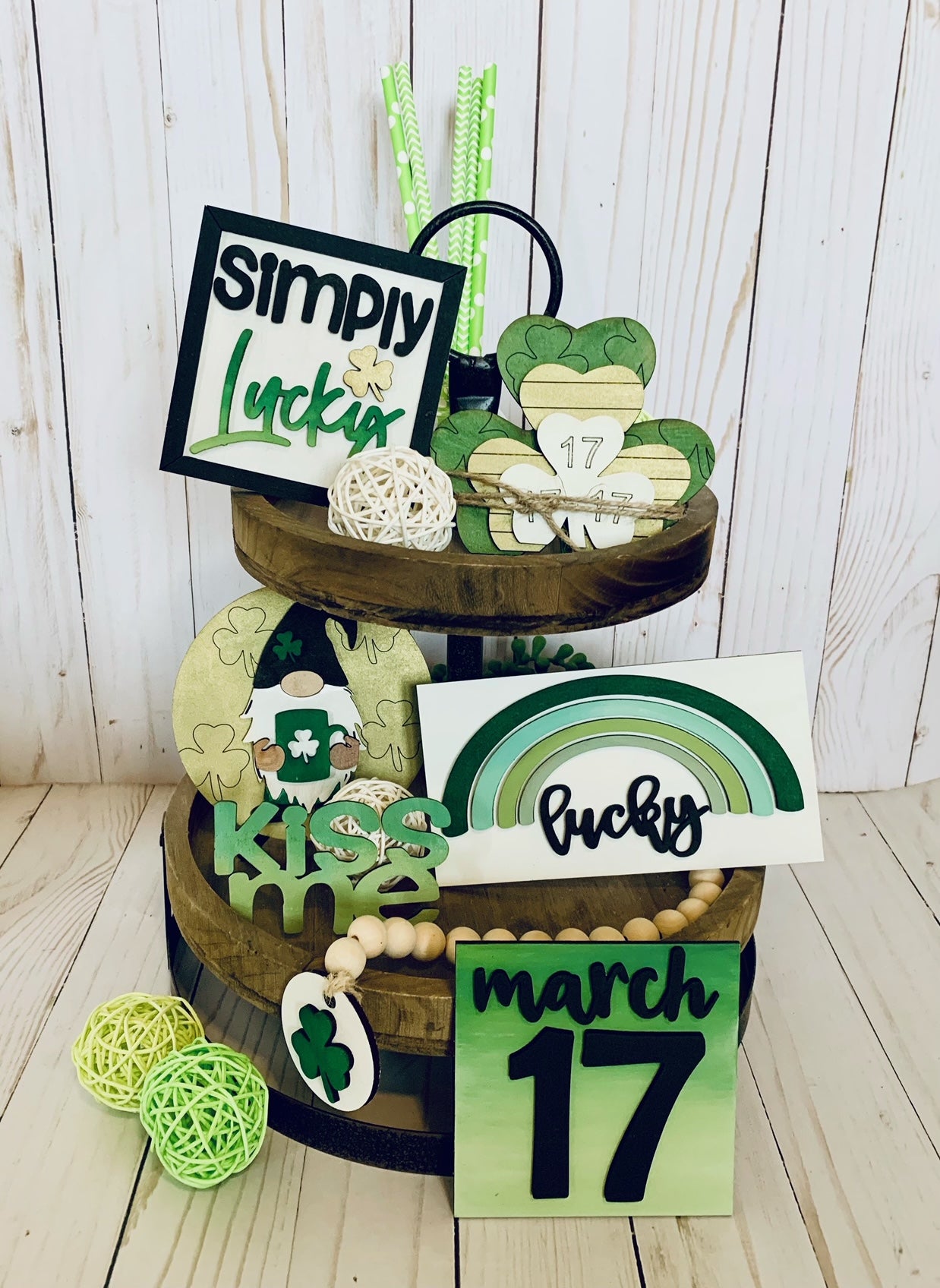 Lucky Gnome Tiered Tray Bundle