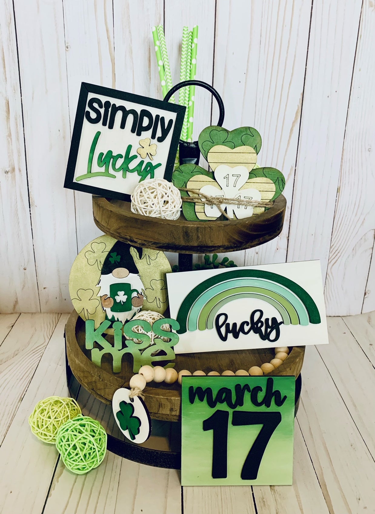 Paquete de bandejas escalonadas Lucky Gnome