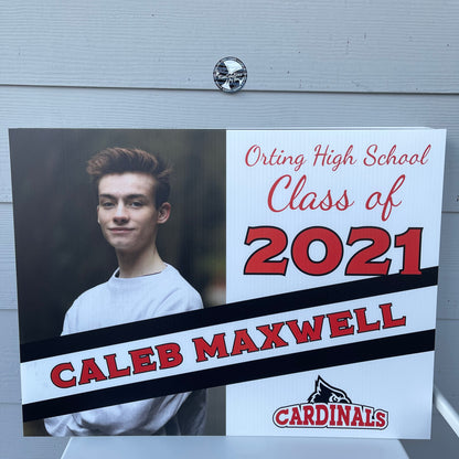 2024 Senior Photo Yard Sign - 24 x 18 Full Color