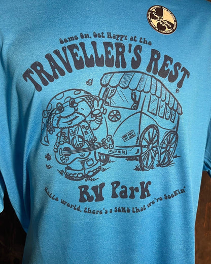 Traveller's Rest RV Park - Wheel of Time Inspired  Souvenir Lightweight  Tees