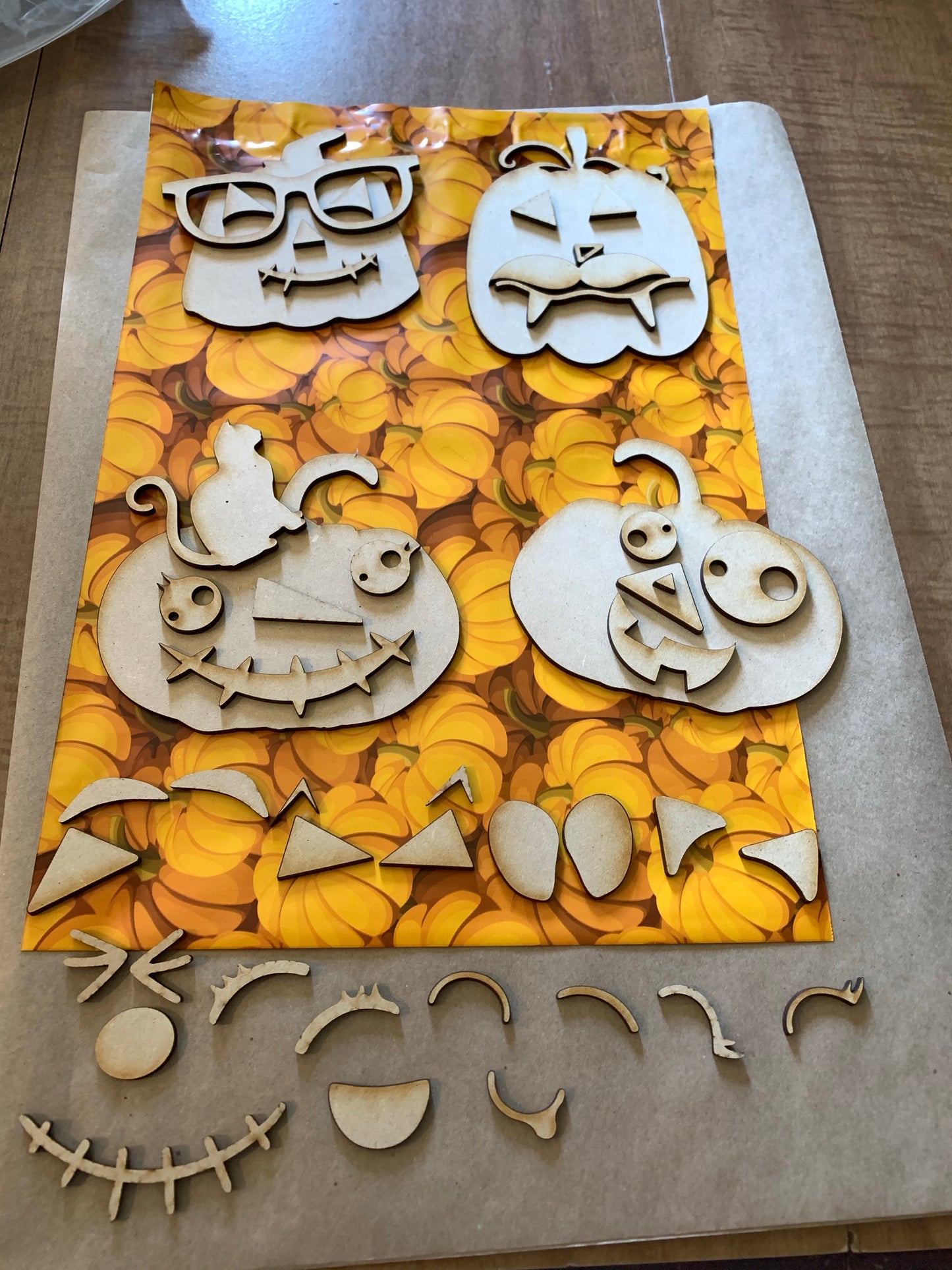 Kit de pintura de calabaza