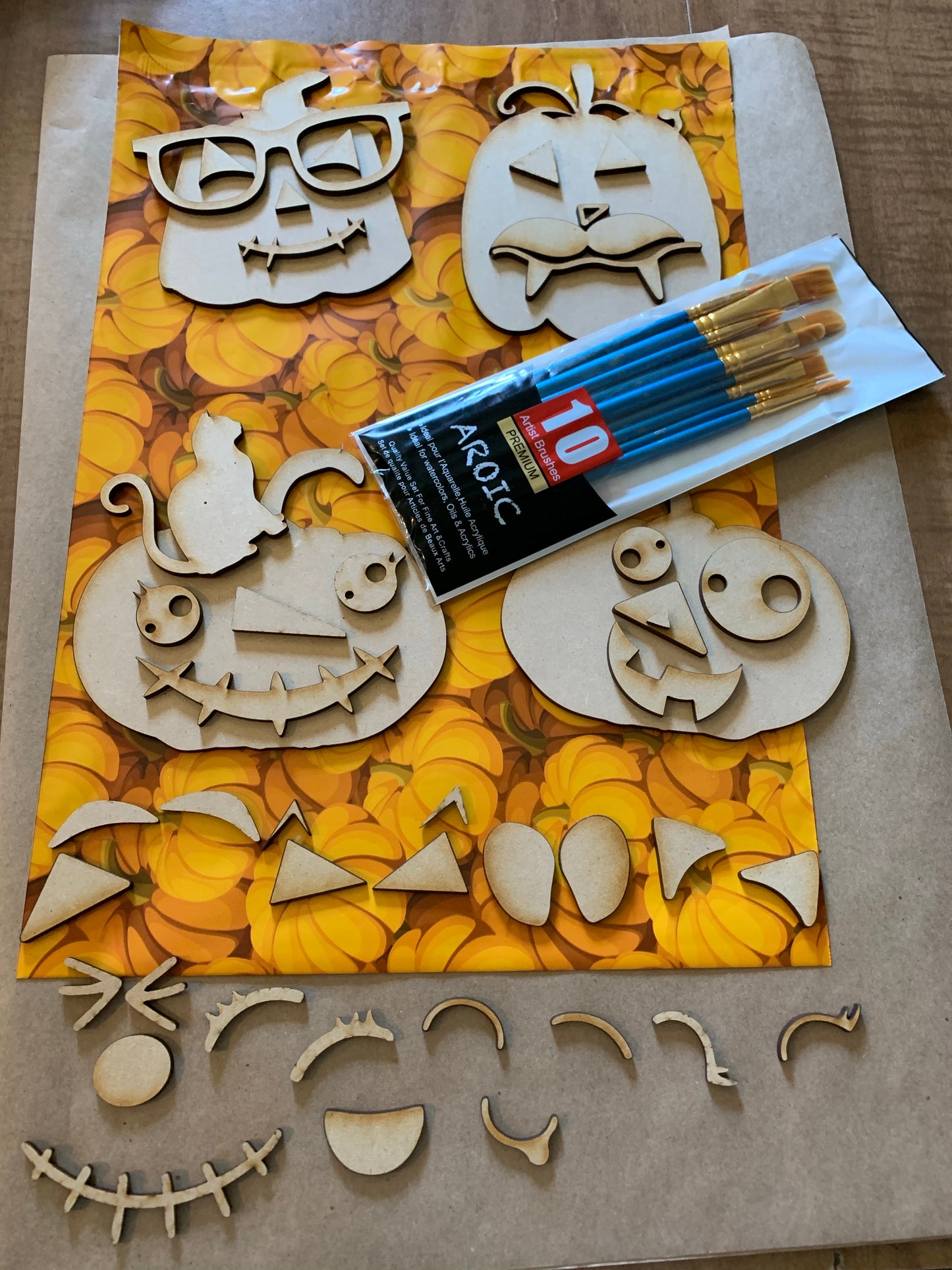 Kit de pintura de calabaza