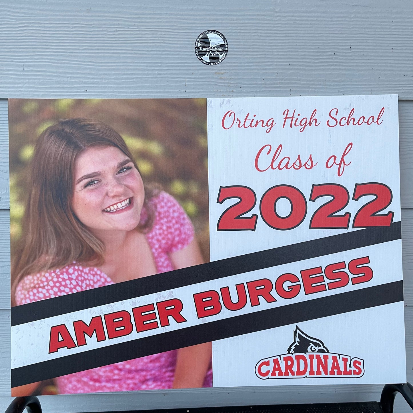 2024 Senior Photo Yard Sign - 24 x 18 Full Color