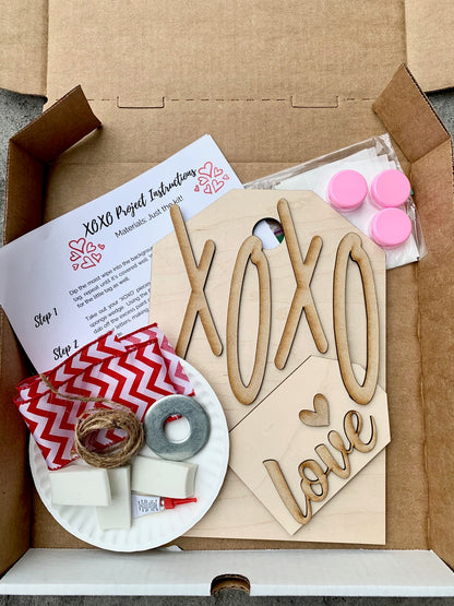 XOXO LOVE - Caja de decoración completa