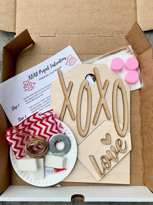 XOXO LOVE - Caja de decoración completa