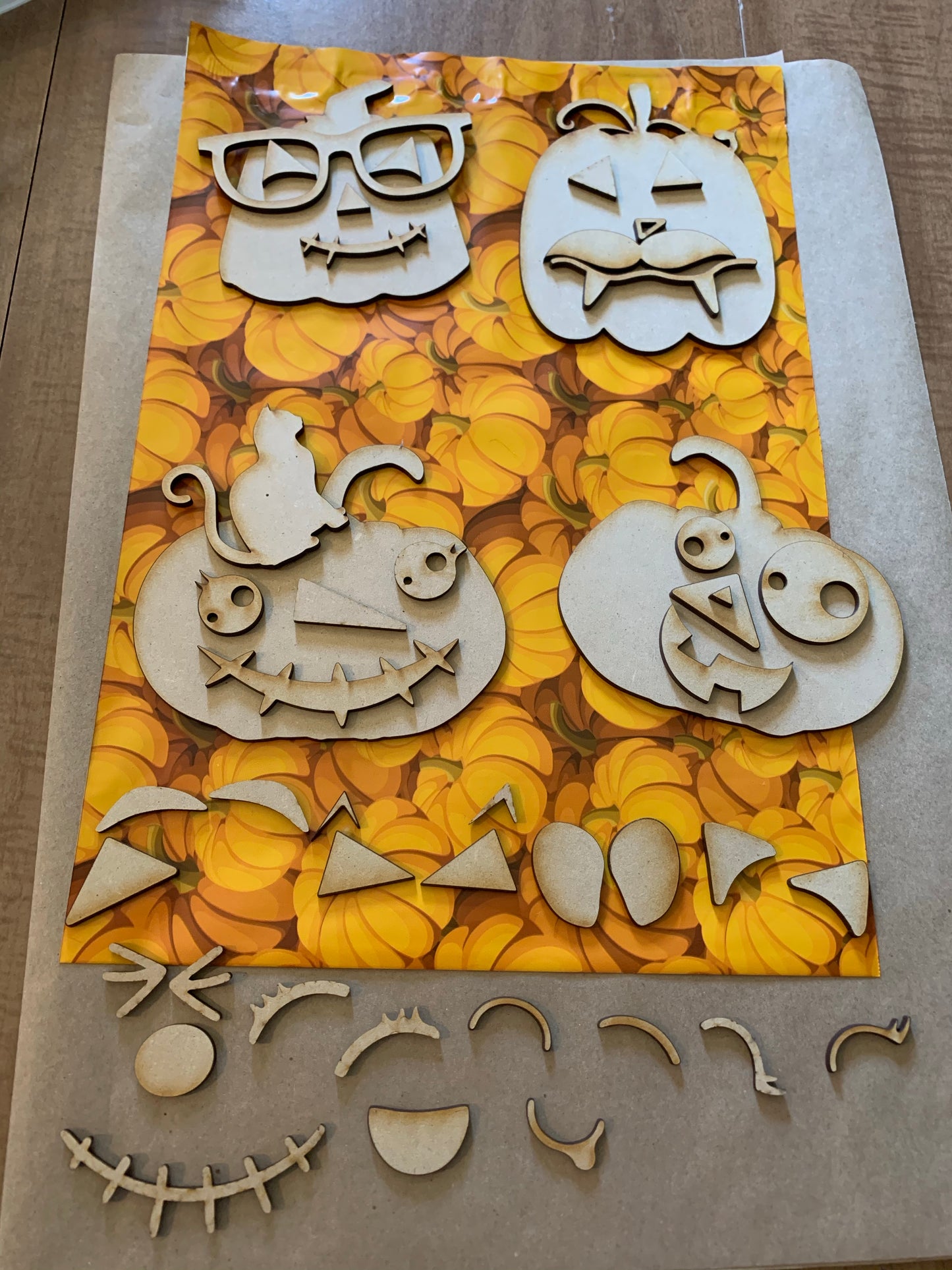 Kit de pintura de calabaza