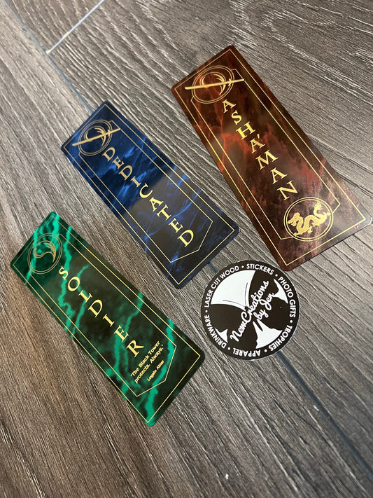 Wheel of Time Asha'man Bookmarks