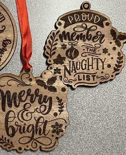 Engraved Ornaments